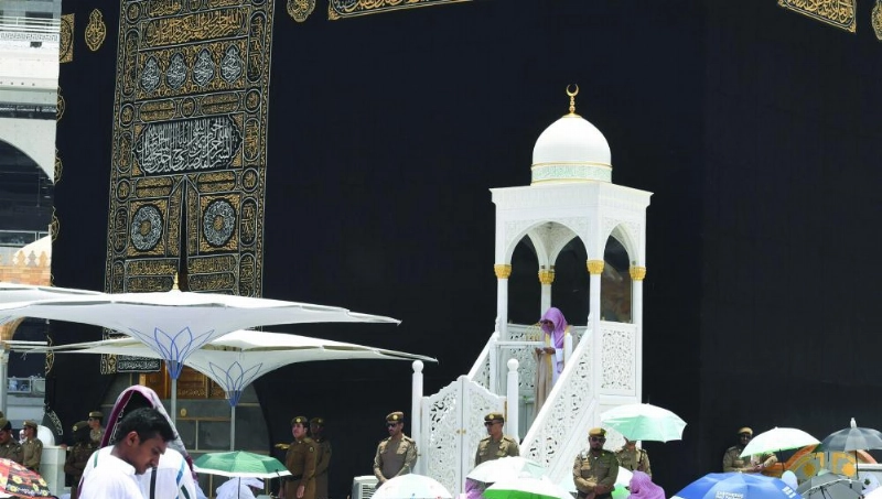 صالح بن حميد في خطبة أمس (واس)