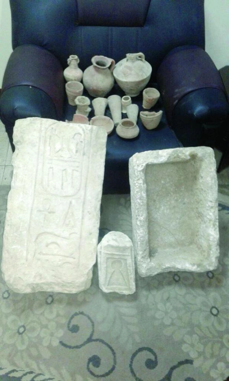 جانب من المضبوطات (الأهرام)