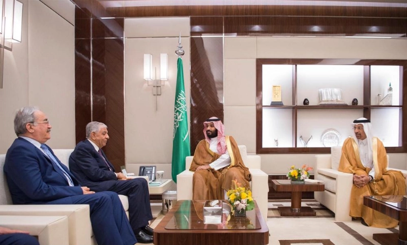 نائب الملك يستقبل وزير النفط العراقي1