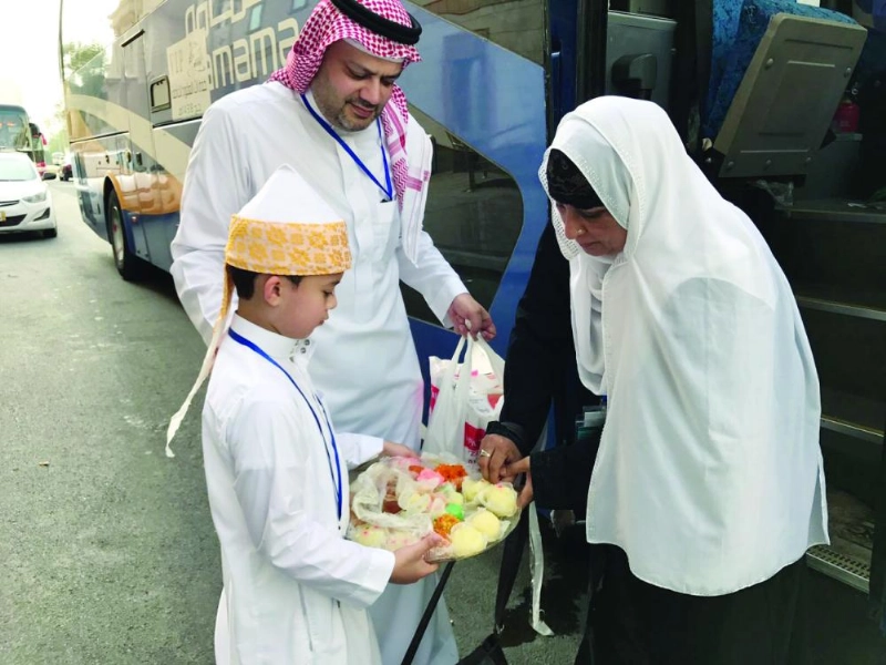 من استقبال حجاج باكستان (واس)
