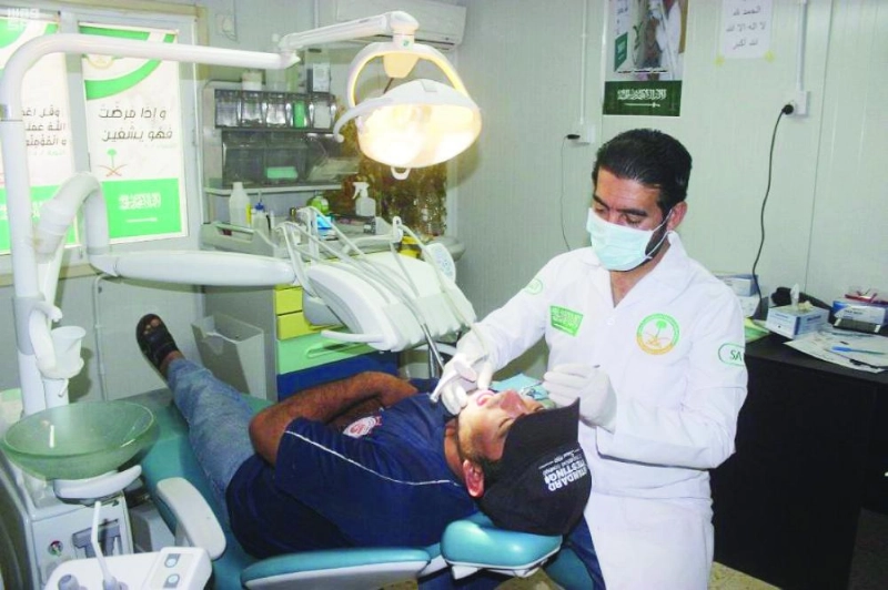 مراجع سوري للعيادات السعودية بالزعتري (واس)