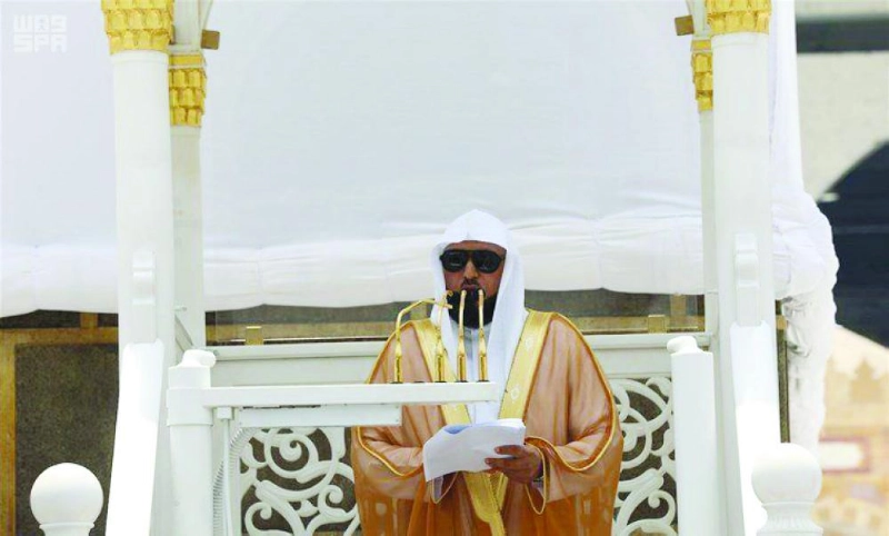 ماهر المعيقلي في خطبة أمس