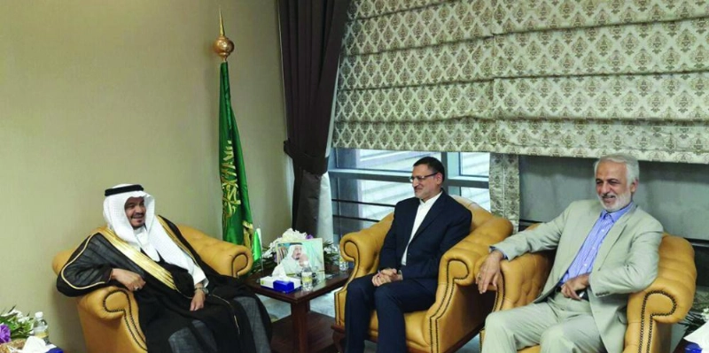 محمد بنتن مستقبلا حميدي حمدي ومرافقيه (واس)