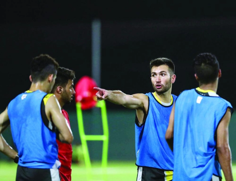 فيلانويفا في التدريبات (إعلامي الاتحاد)