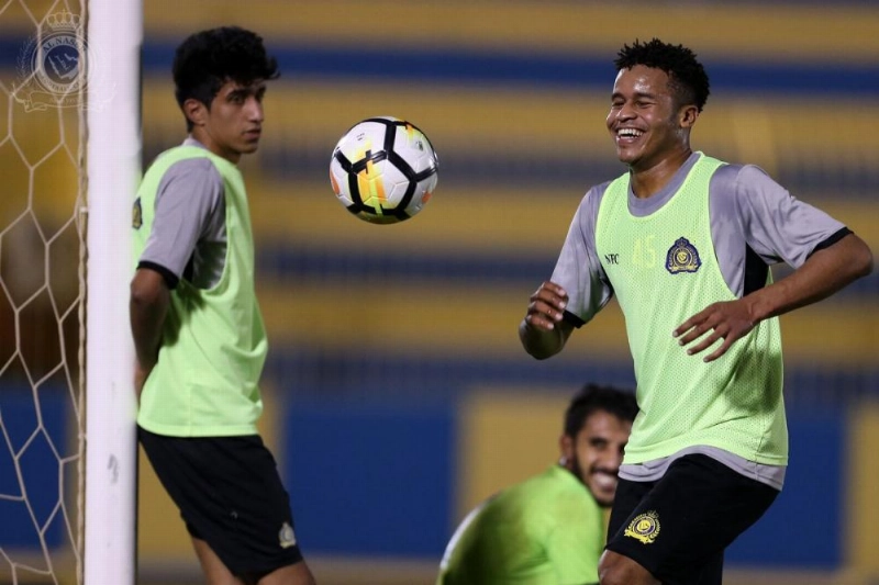 من تدريبات فريق النصر (إعلامي النصر)
