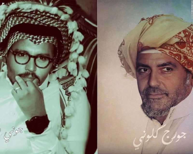 أحد أعمال عبدالله الحارثي (CNN)