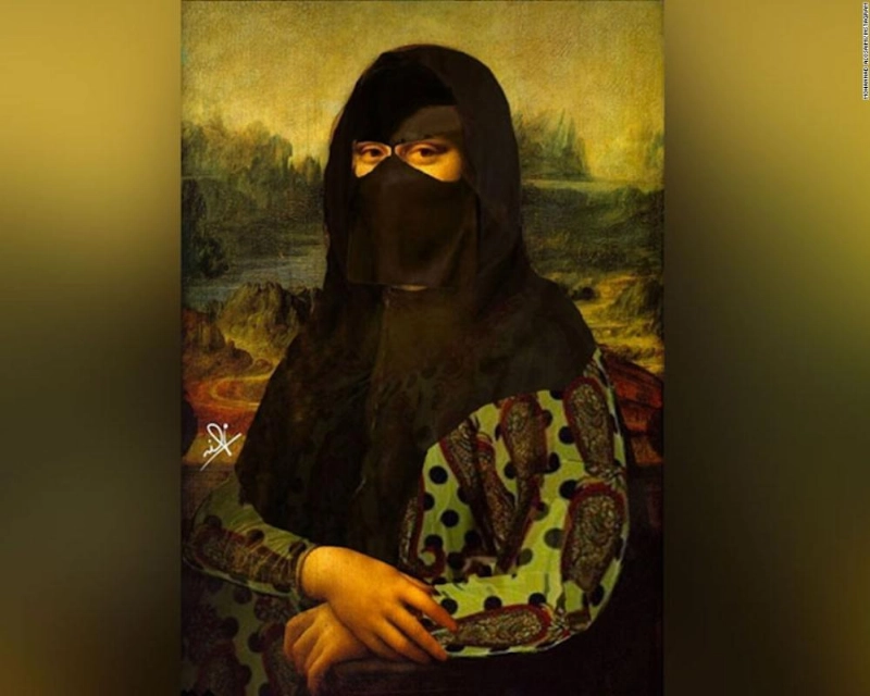 أحد أعمال مهند العصيمي (CNN)