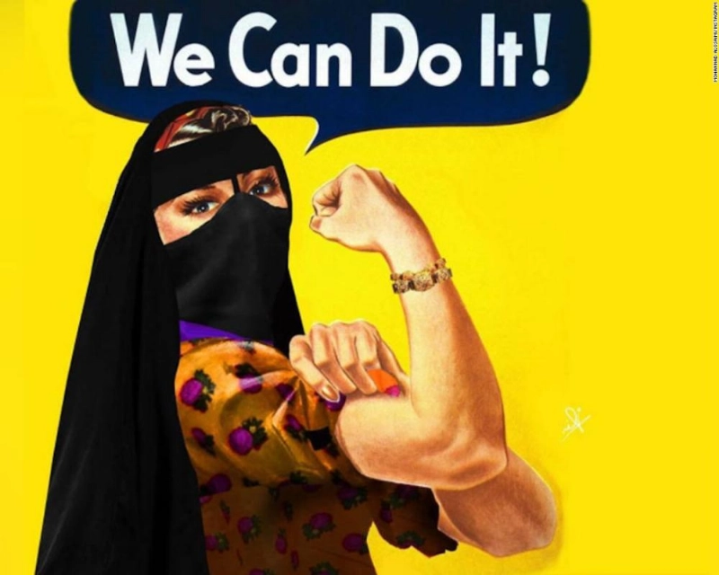 أحد أعمال مهند العصيمي (CNN)