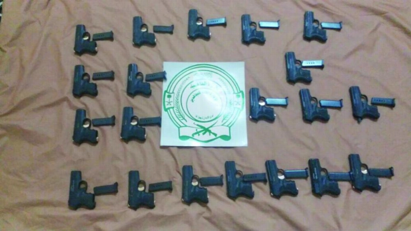 الأسلحة المضبوطة (مكة)