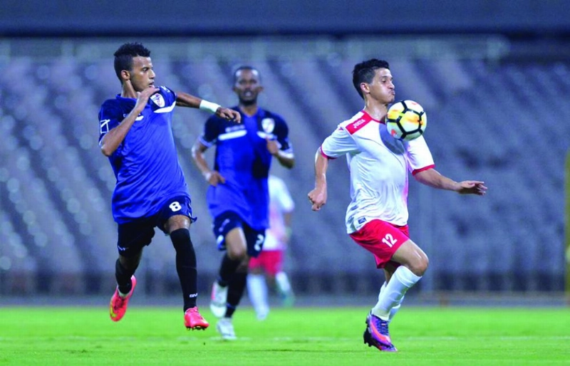 جانب من مباراة جدة أمام الوحدة (إعلامي الوحدة)