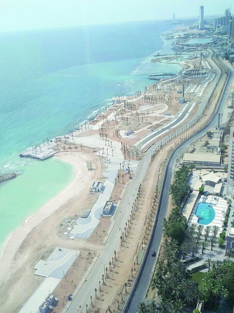 أعمال تطويرية على كورنيش جدة الشمالي (مكة)