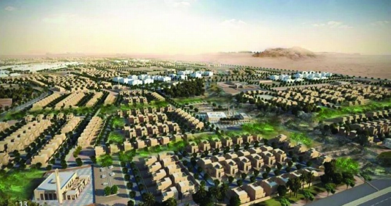 تخيلية لمشروع الضاحية السكنية بالطائف الجديد (مكة)