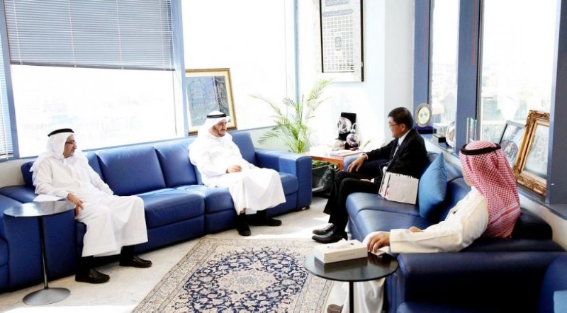 خلال استقبال القنصل الياباني (واس)