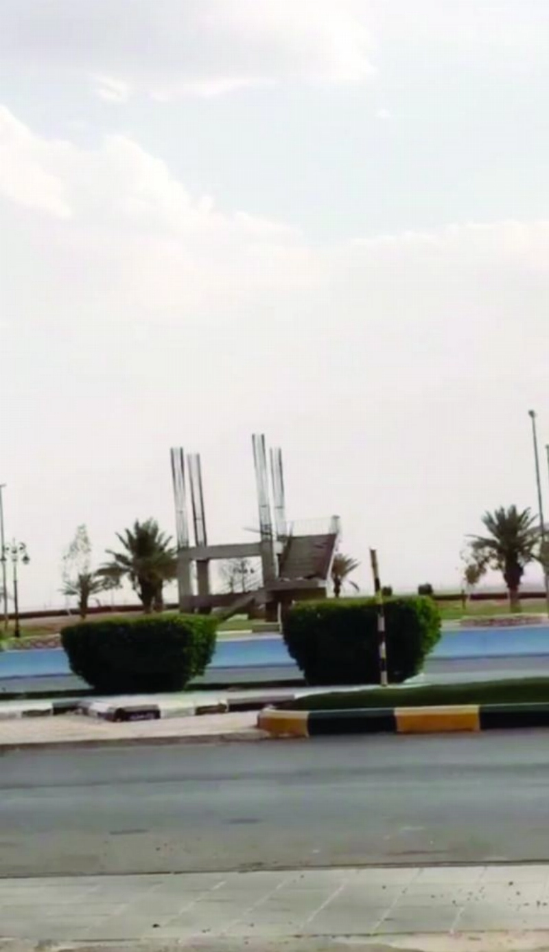 جسر المشاة كما بدا أخيرا (مكة)