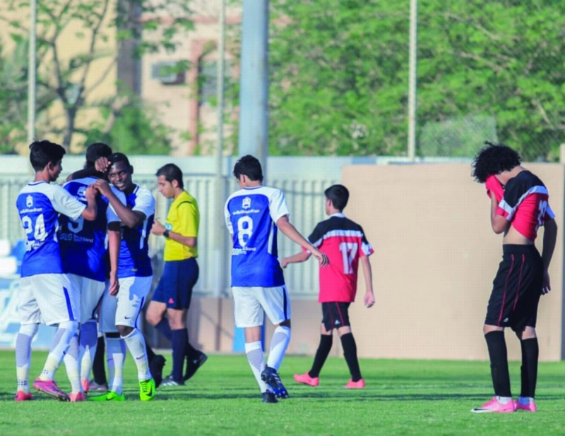 من مواجهة الهلال والرائد (إعلامي الهلال)