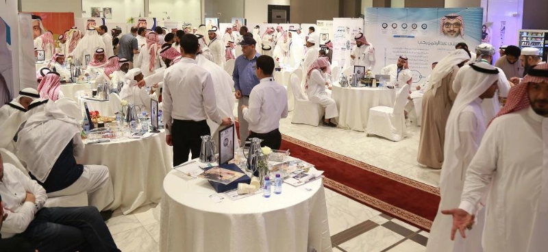 جانب من إجراءات التصويت بالغرفة التجارية بمكة (ياسر بخش)