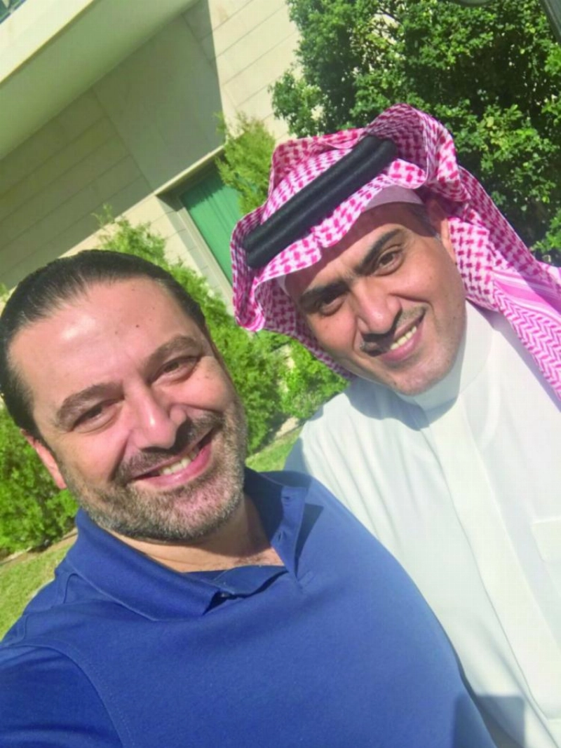السبهان والحريري (حساب السبهان بتويتر)