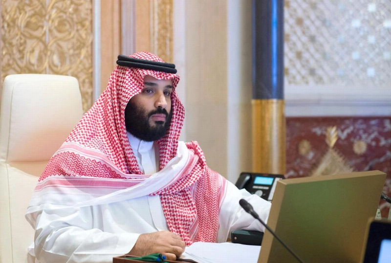 ولي العهد مترئسا المجلس