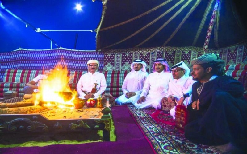 أحد المخيمات البيئية السياحية بنجران (واس)