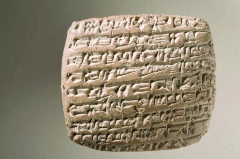 أحد الألواح الطينية (واشنطن بوست)