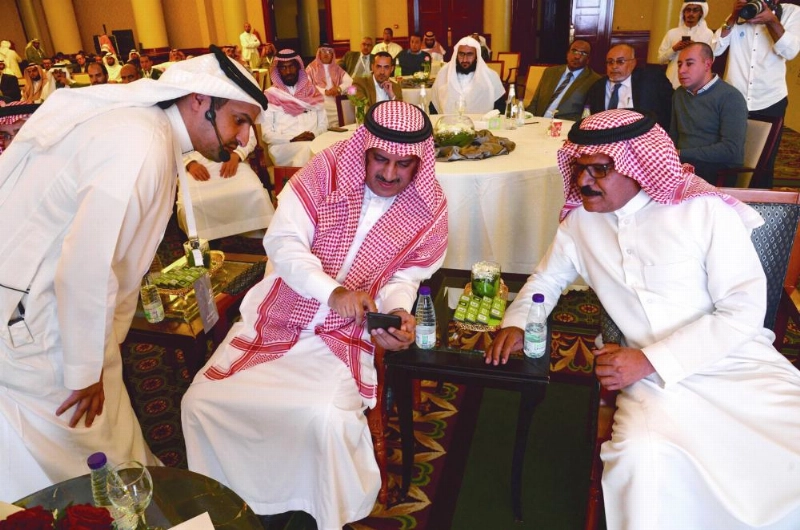 فالح السلمي خلال التدشين (واس)