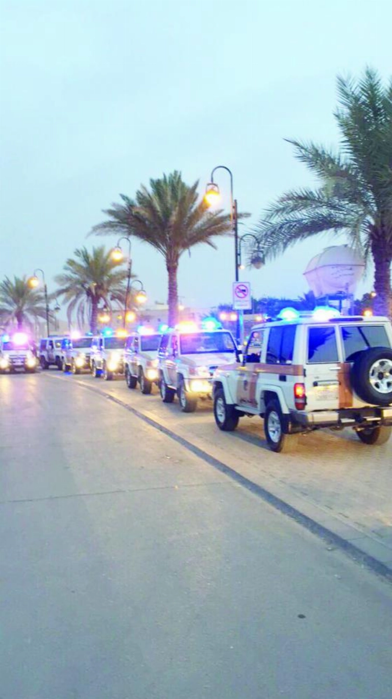 دوريات شرطة الجوف خلال الحملة (مكة)