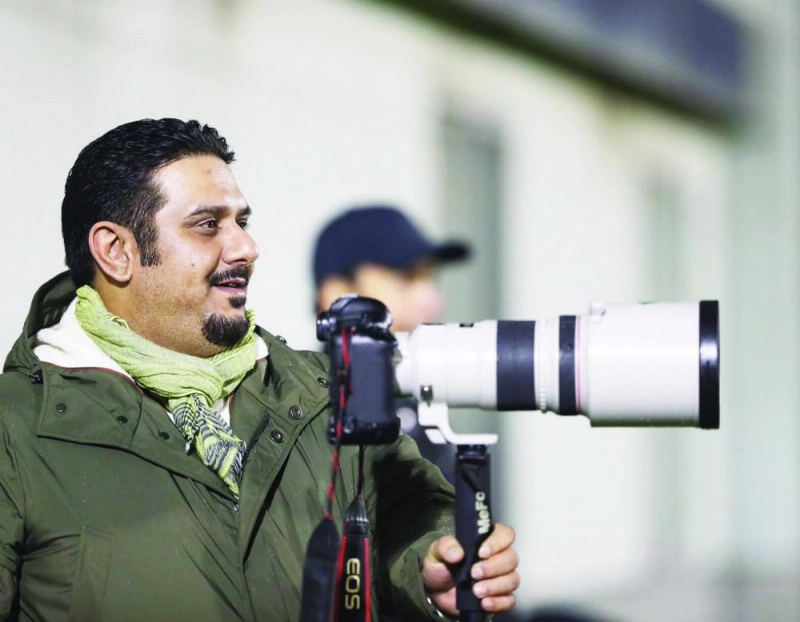 نواف بن سعد يتابع تدريبات الفريق (إعلامي الهلال)