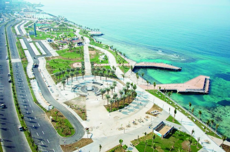 منظر علوي لواجهة جدة البحرية (مكة)