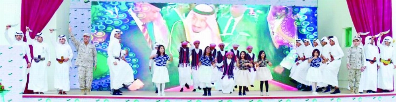 من فعاليات ملتقى مدارس التوأمة بنجران أمس الأول (واس)
