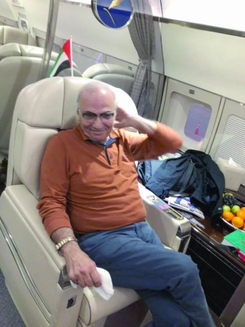 صورة متداولة لأحمد شفيق متجها للقاهرة (تويتر)