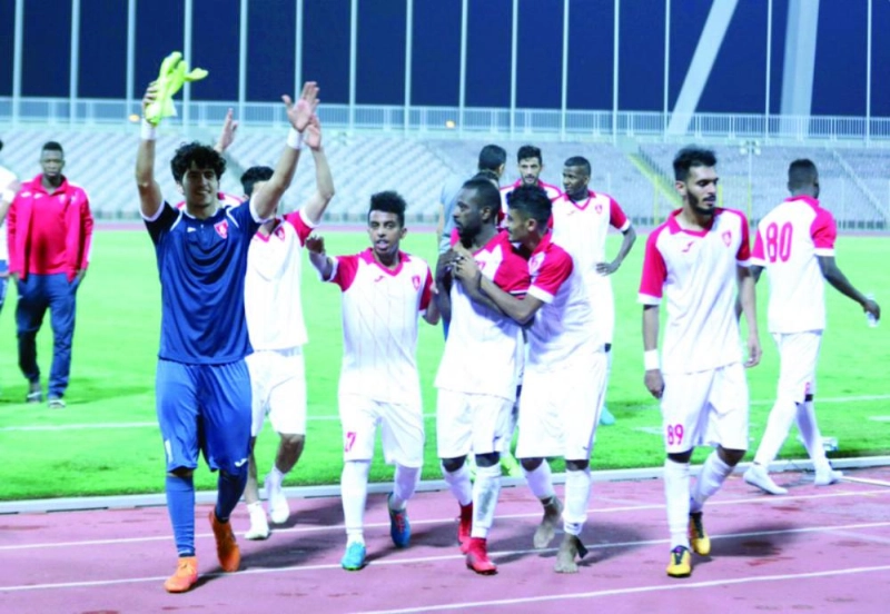 فرحة لاعبي الوحدة بالفوز على نجران (إعلامي الوحدة)