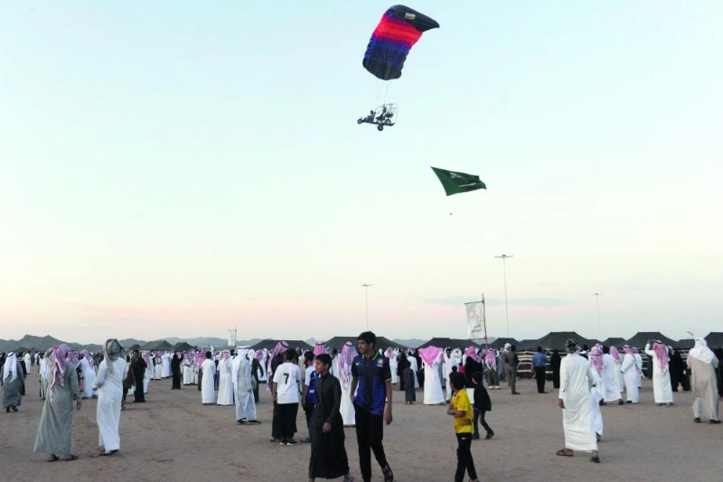من فعاليات مهرجان ناركم حية بالمدينة المنورة (واس)