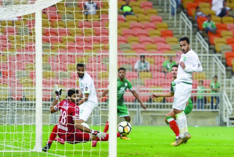الاتفاق في مباراته أمام الأهلي أمس الأول (إعلامي الأهلي)