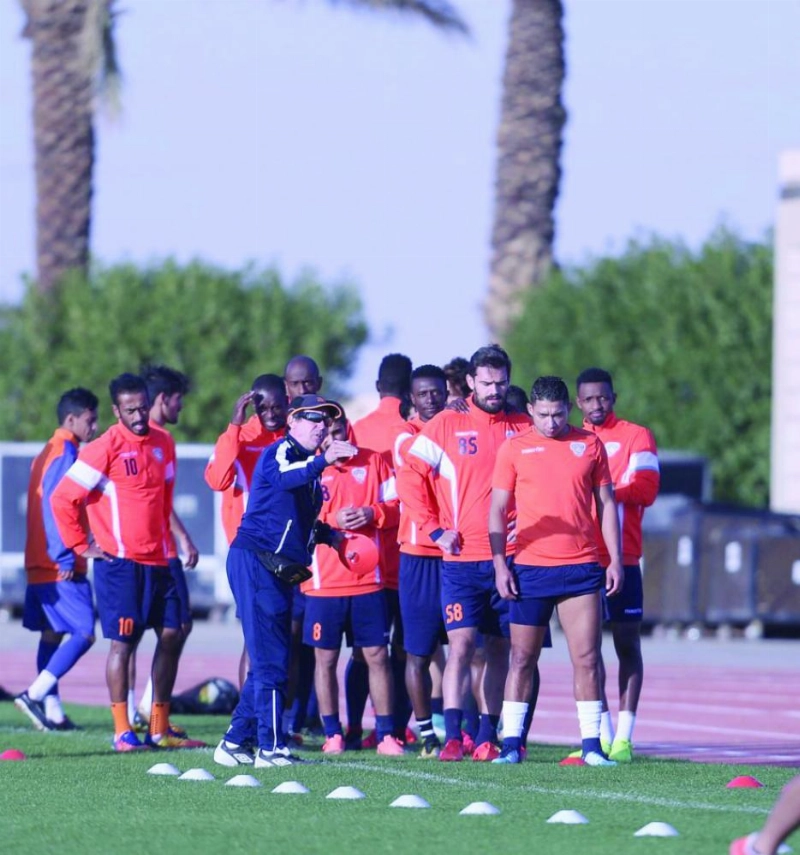 جانب من استعدادات الفيحاء للهلال (إعلامي الفيحاء)