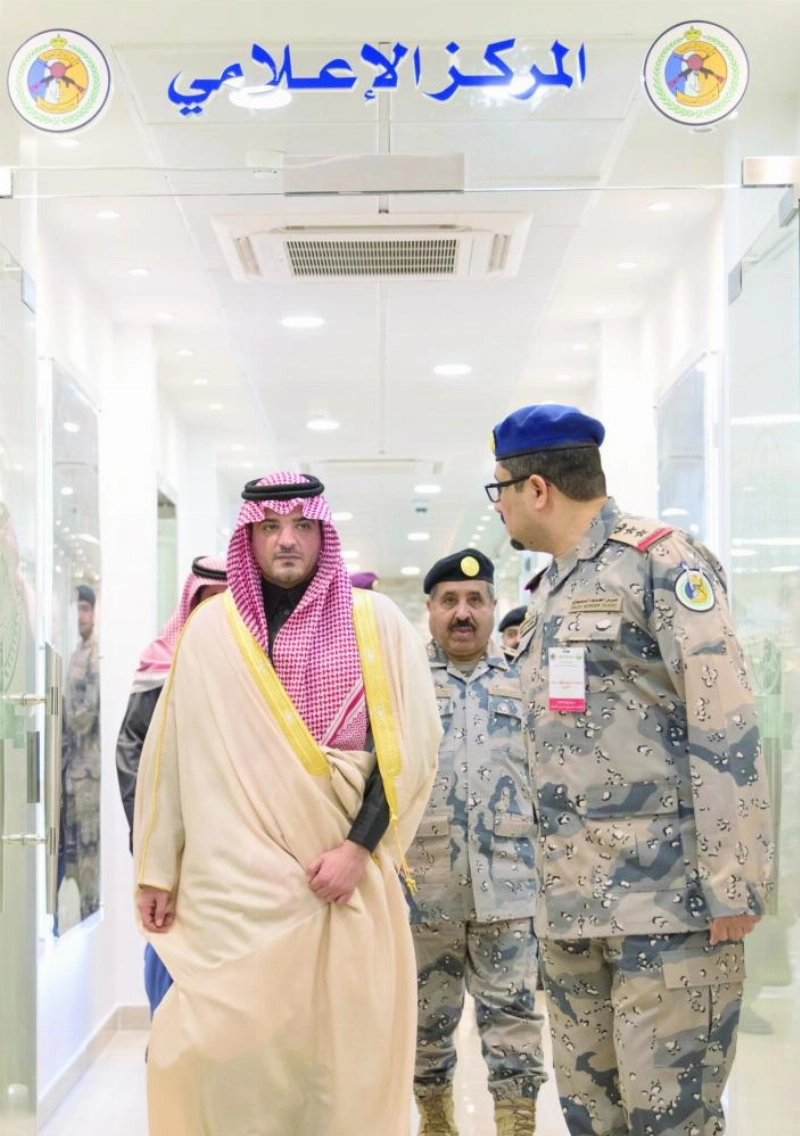 .. وخلال تدشينه المركز الإعلامي لحرس الحدود