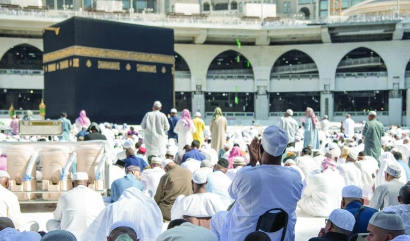 من خطبة الجمعة في المسجد الحرام (واس)