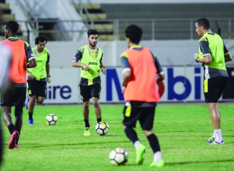 حصة الاتحاد التدريبية أمس الأول (إعلامي الاتحاد)