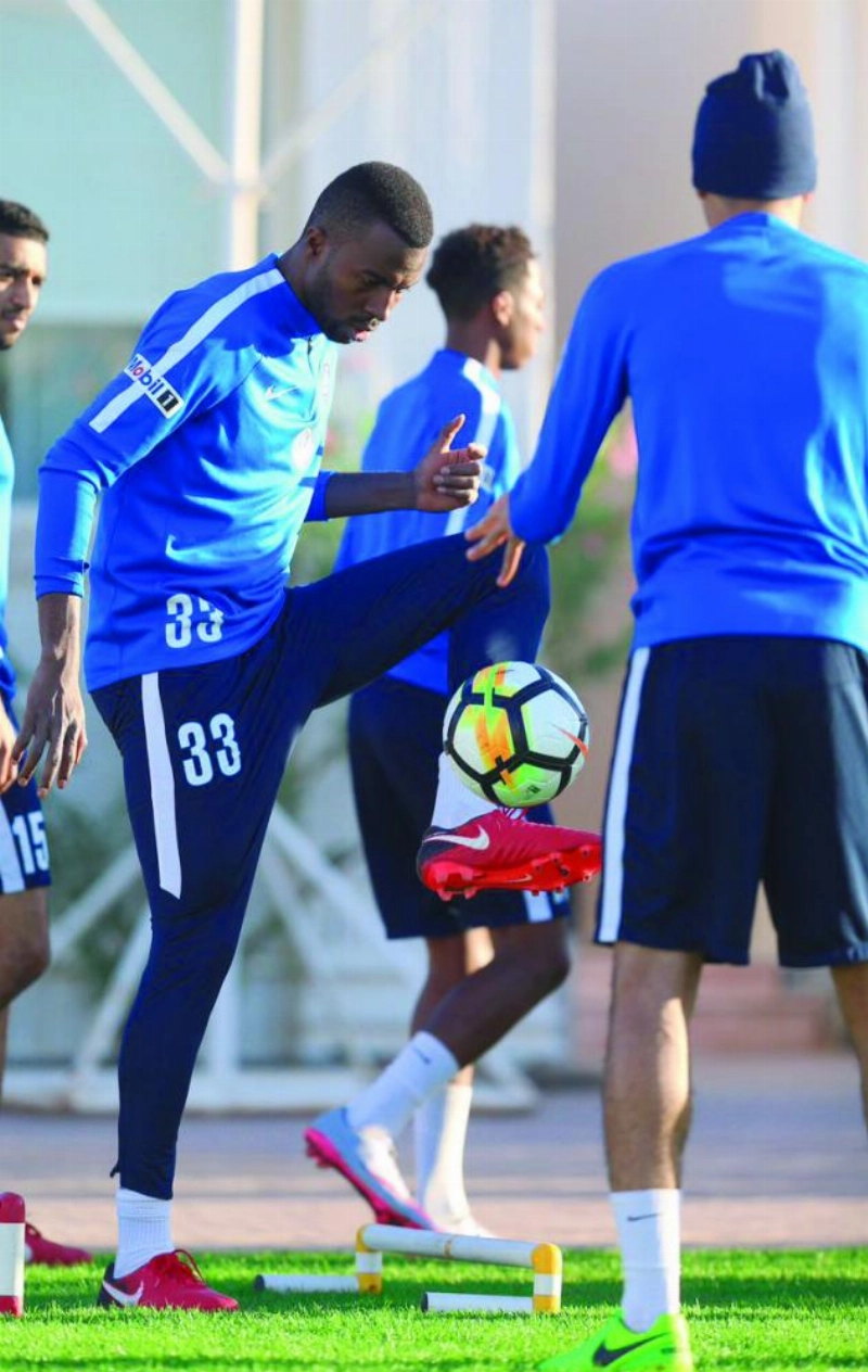 جانب من استعدادات الهلال للتعاون (إعلامي الهلال)