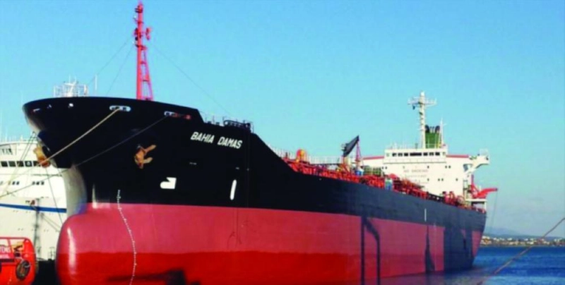 سفينة بهيا داماس المخصصة لنقل البترول والغاز (marine traffic)