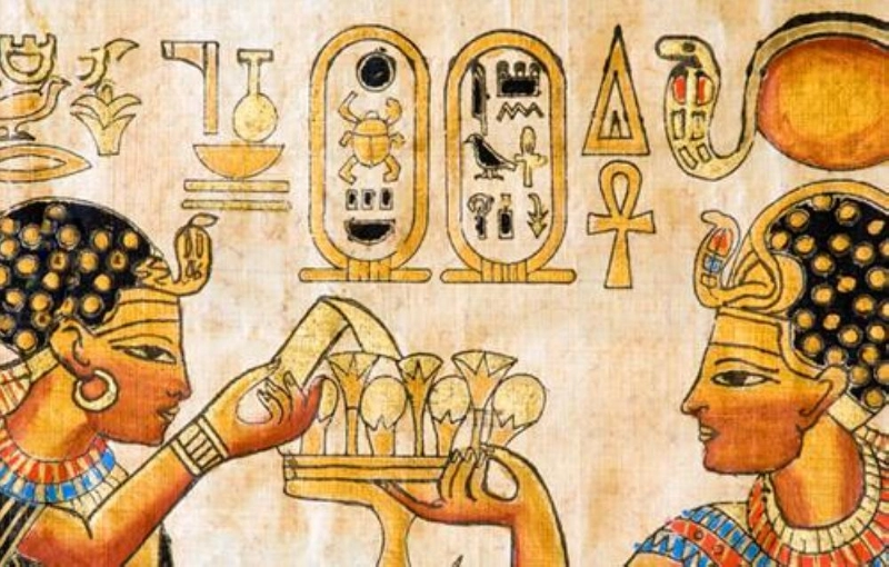 لوحة لقدماء المصريين (تويتر)