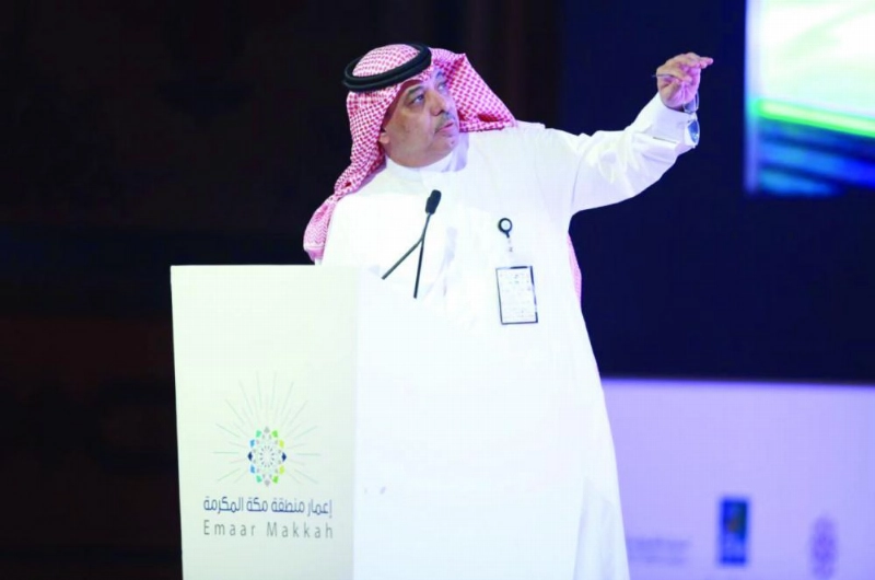 التميمي متحدثا أمس (مكة)