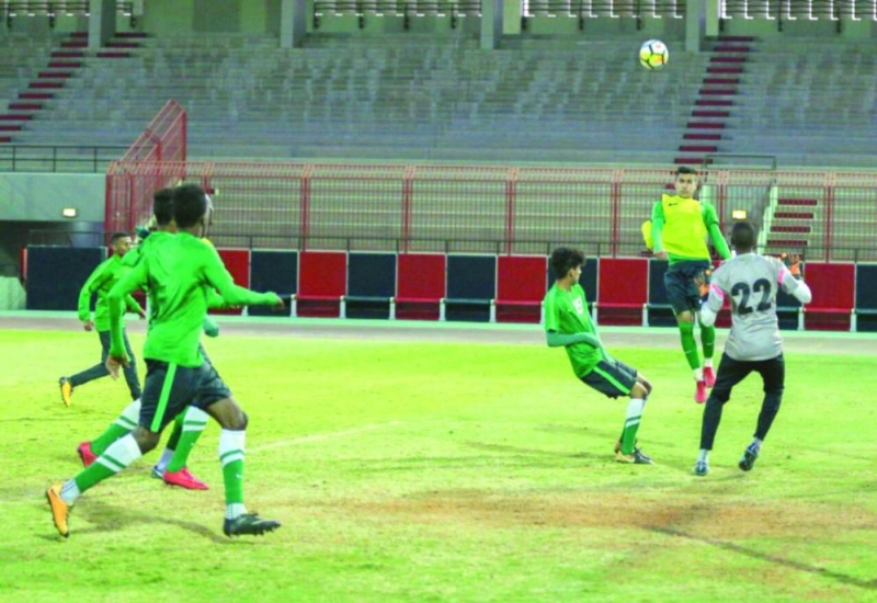 حصة تدريبية سابقة للمنتخب الأولمبي (الاتحاد السعودي)