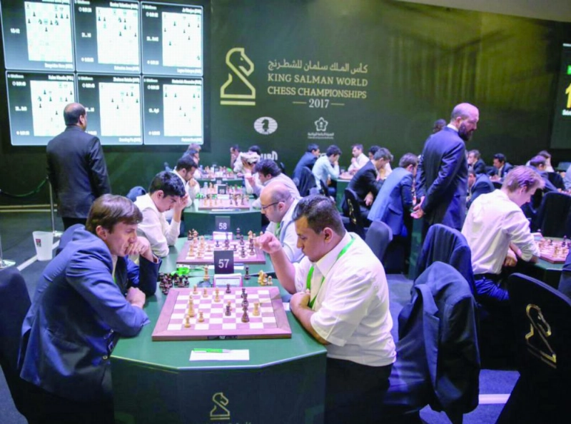 من منافسات اليوم الأخير لبطولة الشطرنج أمس (هيئة الرياضة)