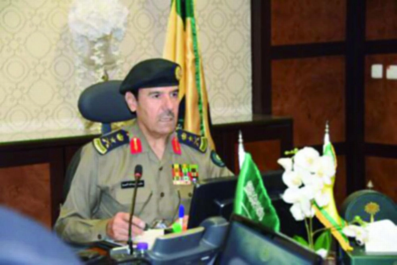 سليمان العمرو خلال الاجتماع (تويتر)