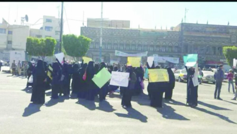 من الوقفة الاحتجاجية في ميدان التحرير (مكة)