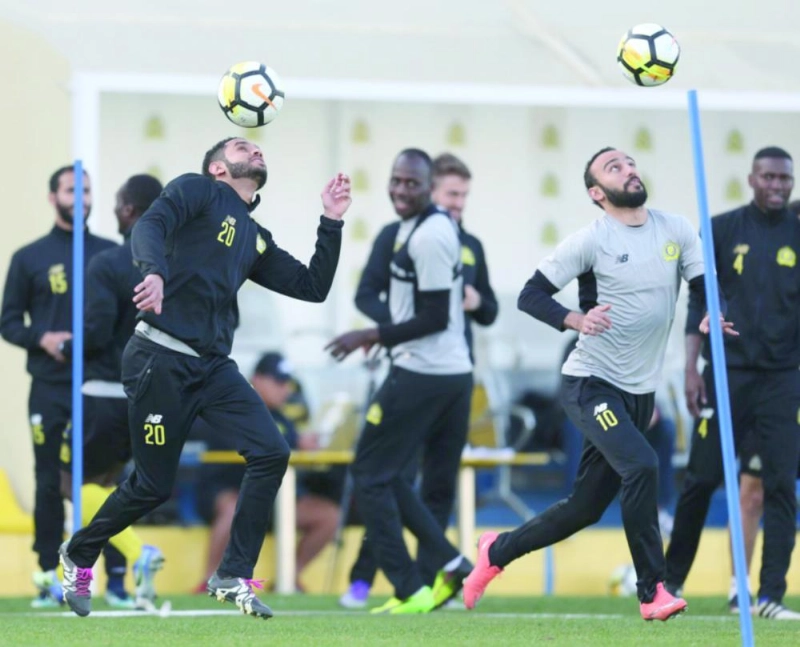 تحضيرات النصر لمواجهة النهضة (إعلامي النصر)