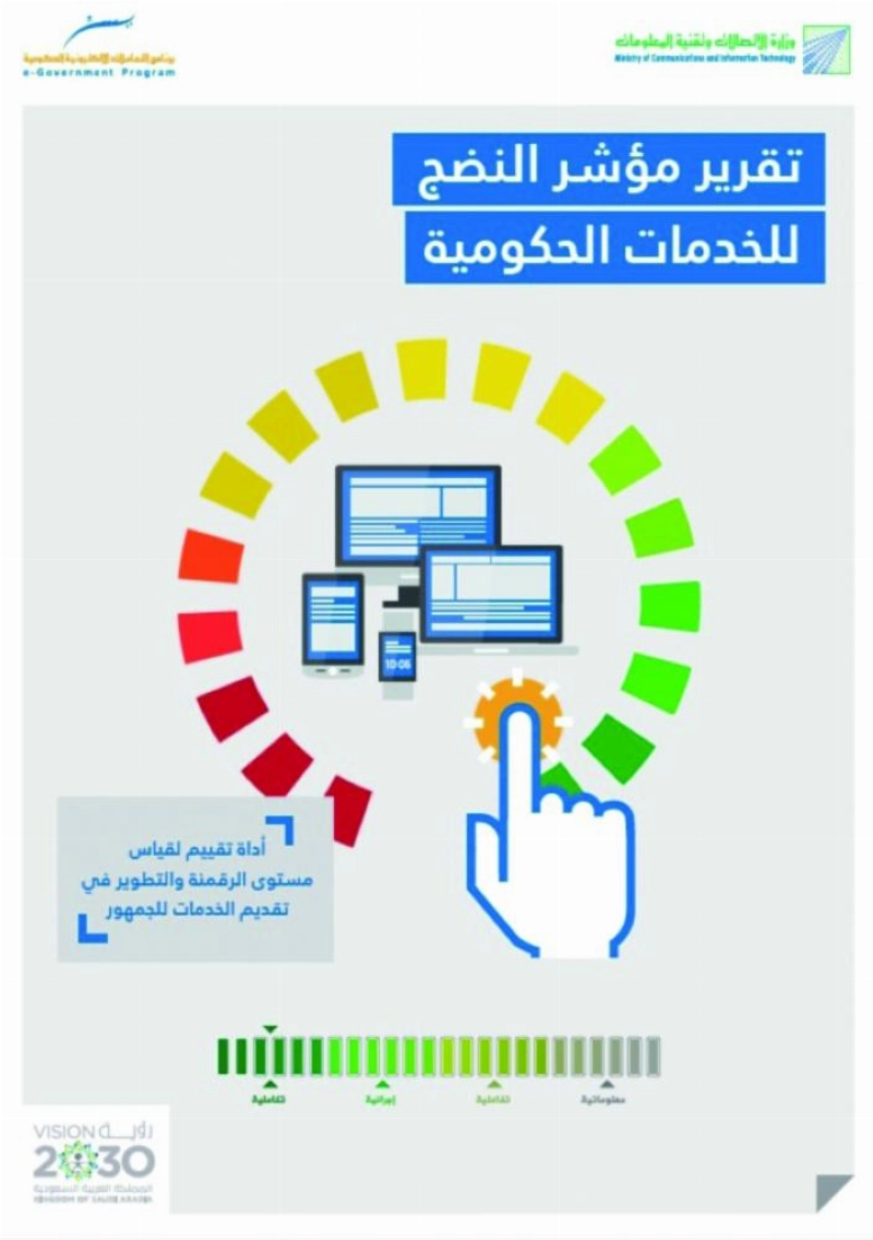 تقرير مؤشر نضج الخدمات الحكومية الالكترونية (مكة)