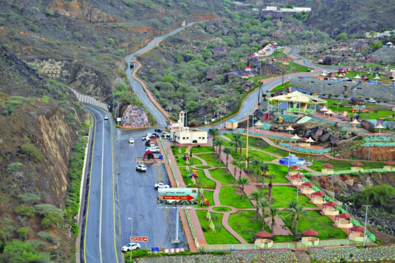 جانب من محافظة قلوة (مكة)