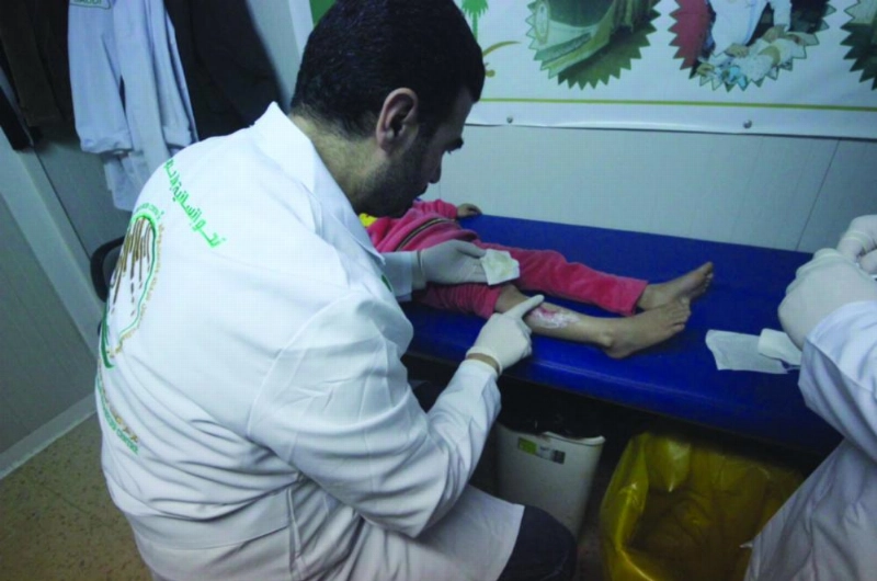 جانب من الخدمات المقدمة في العيادات (واس)