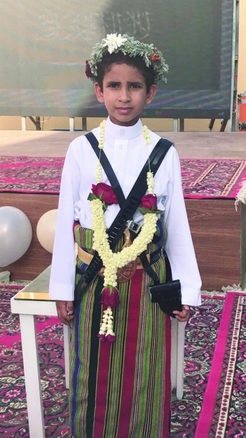 طفل مشارك في الملتقى (واس)
